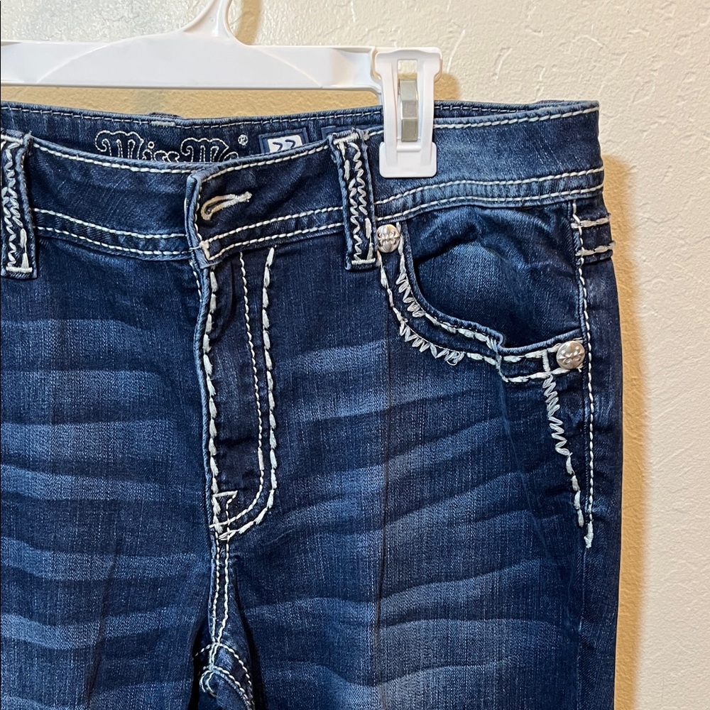 Miss Me Dark Blue Chloe Boot Jeans - Picture 5 of 16